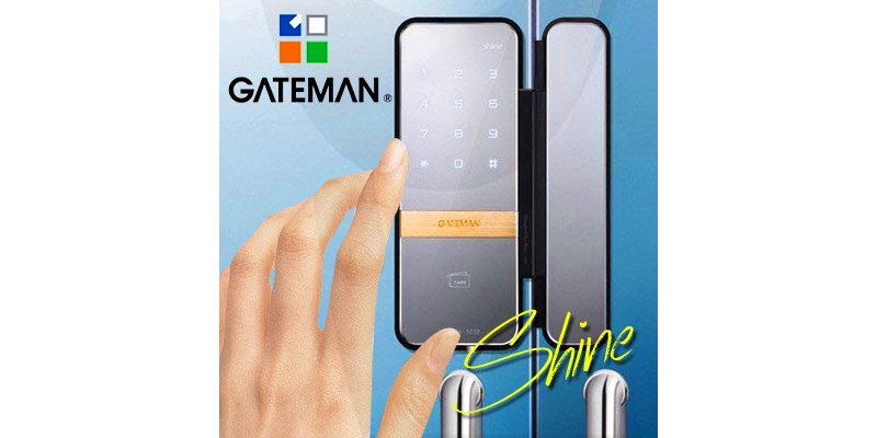 Khóa cửa kính mã số - thẻ Gateman Shine - ảnh 1