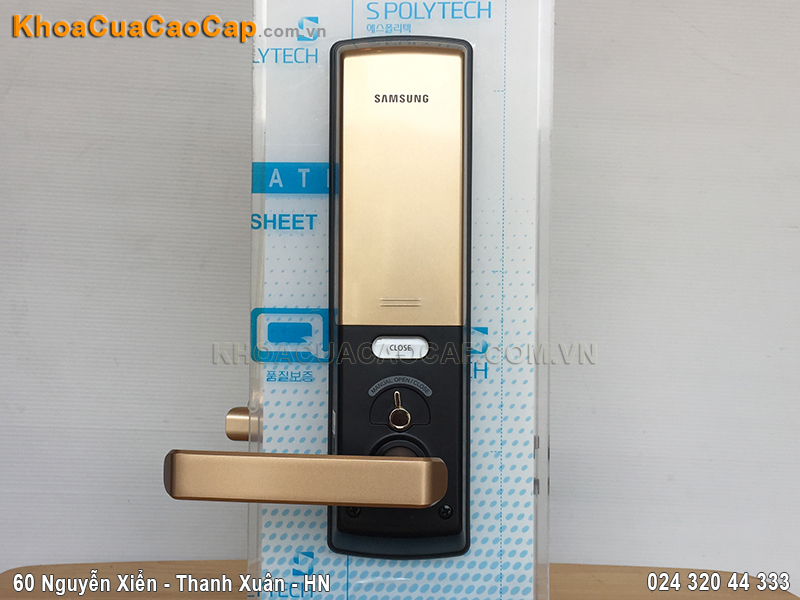 Khóa cửa vân tay Samsung SHS-H705 màu vàng gold- ảnh 4