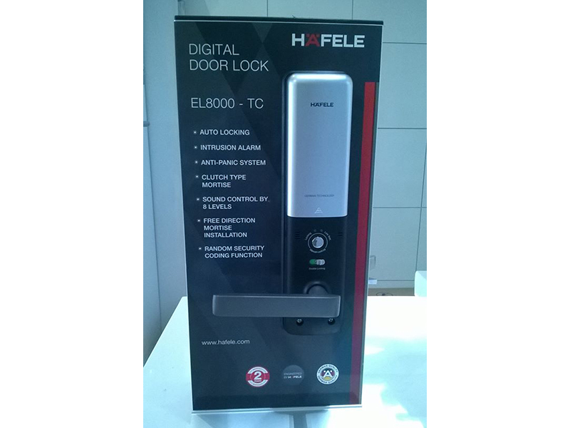 Khóa mã số thẻ Hafele EL8000-TC - ảnh 4
