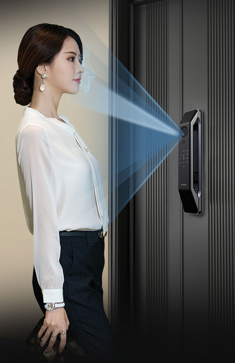 Khóa thông minh nhận diện khuôn mặt Bosch FU6-Plus - ảnh 4