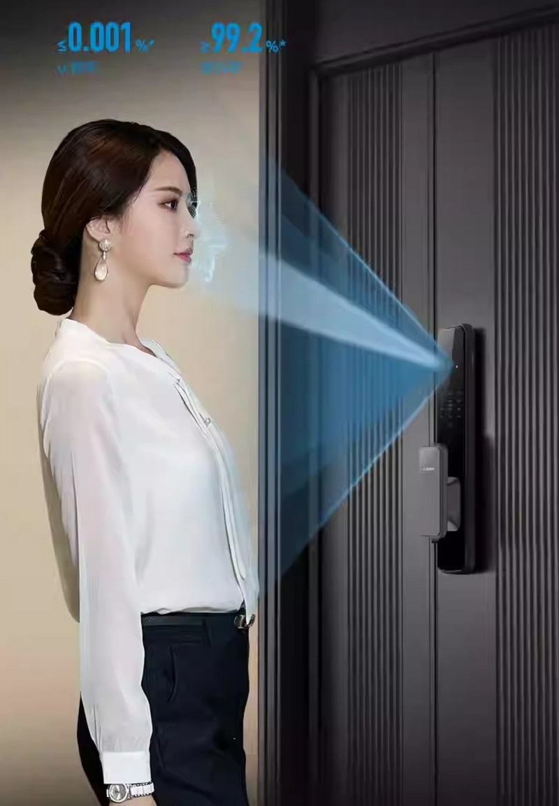 Khóa vân tay nhận diện khuôn mặt - camera Bosch EL600VF - ảnh 2