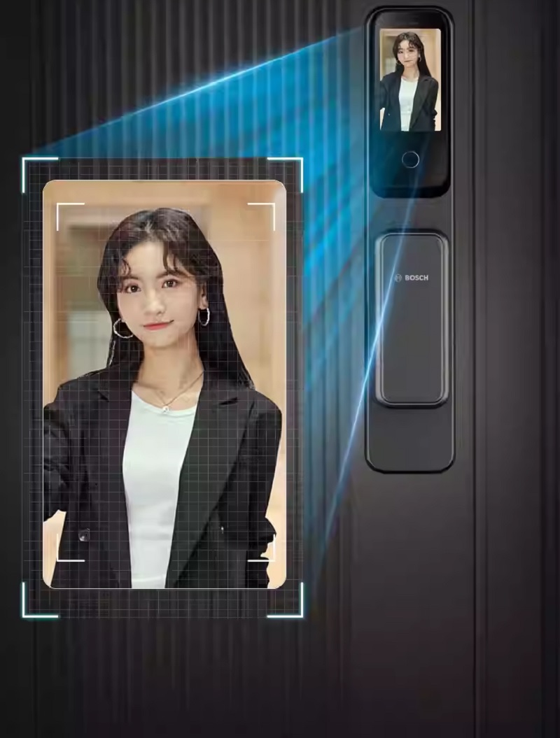 Khóa vân tay nhận diện khuôn mặt - camera Bosch EL600VF - ảnh 3