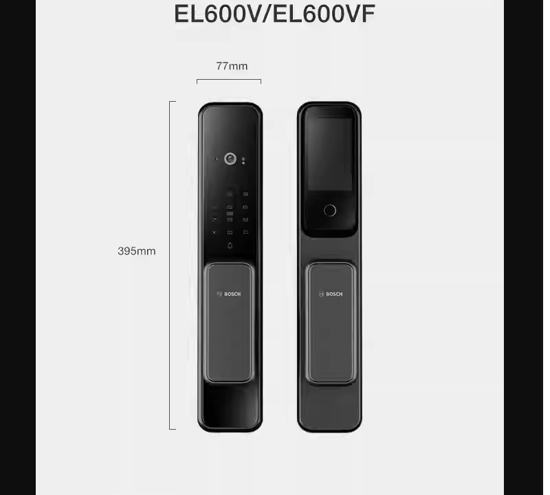 Khóa vân tay nhận diện khuôn mặt - camera Bosch EL600VF - ảnh 5