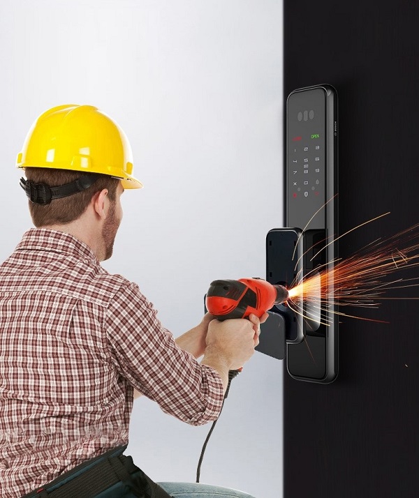 Khóa vân tay nhận diện khuôn mặt - camera Bosch EL600VF - ảnh 6