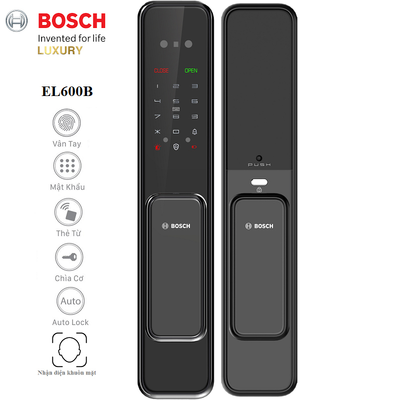 Khóa cửa nhận diện khuôn mặt Bosch EL600B