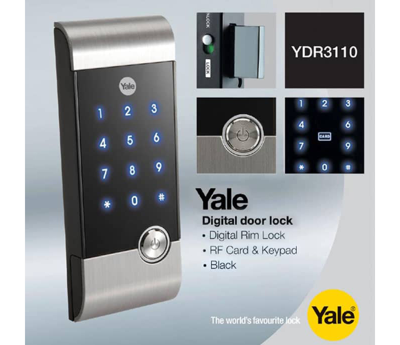 Khóa thẻ từ mã số Yale YDR-3110 - ảnh 4