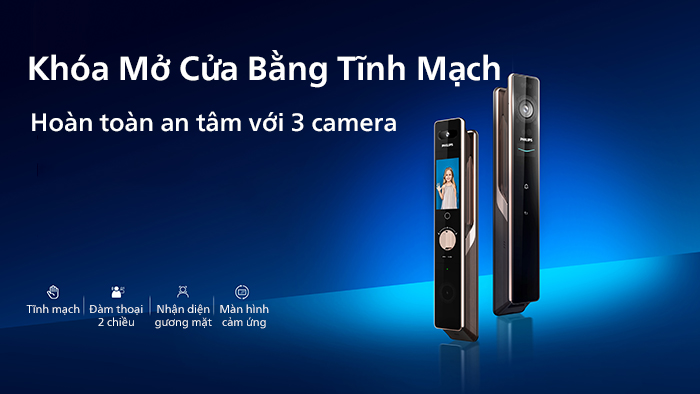 Khóa cửa thông minh Philips DDL902-MFVP-11HWS - ảnh 2