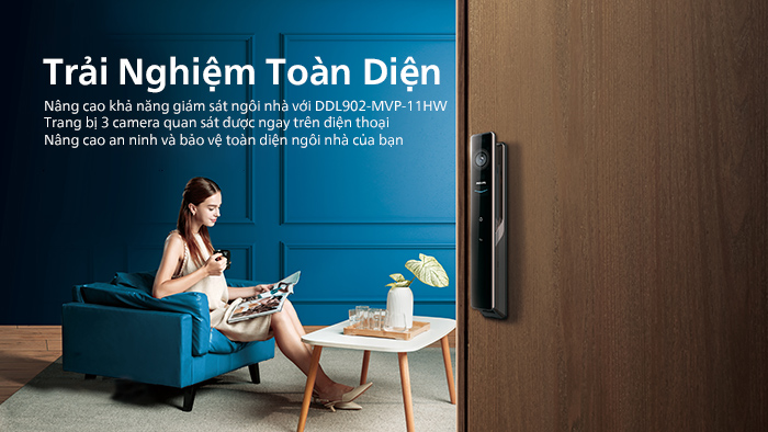 Khóa cửa thông minh Philips DDL902-MFVP-11HWS - ảnh 3