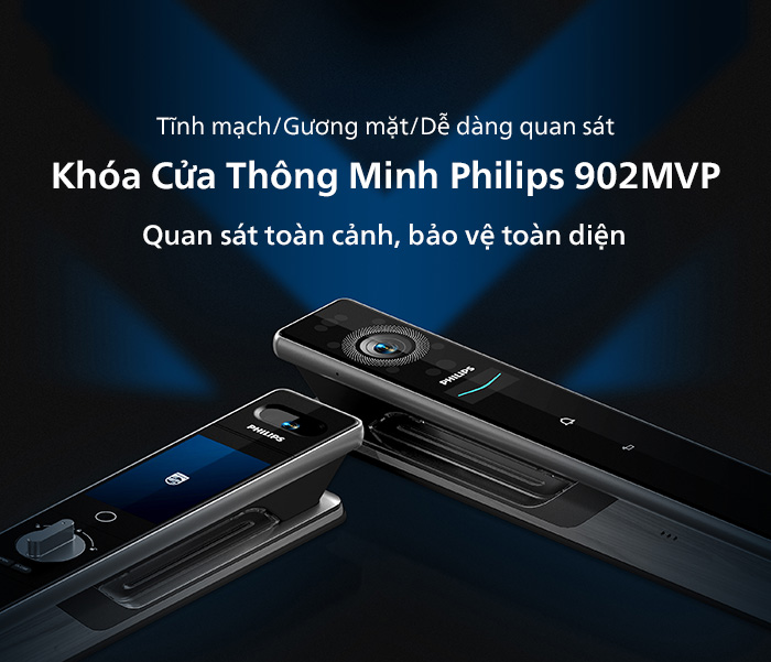 Khóa cửa thông minh Philips DDL902-MFVP-11HWS - ảnh 8